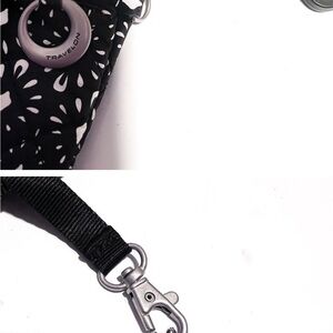 Travelon Anti-Theft Boho Slim Bag - Geo Shells RFID protected. Crossbody EUC